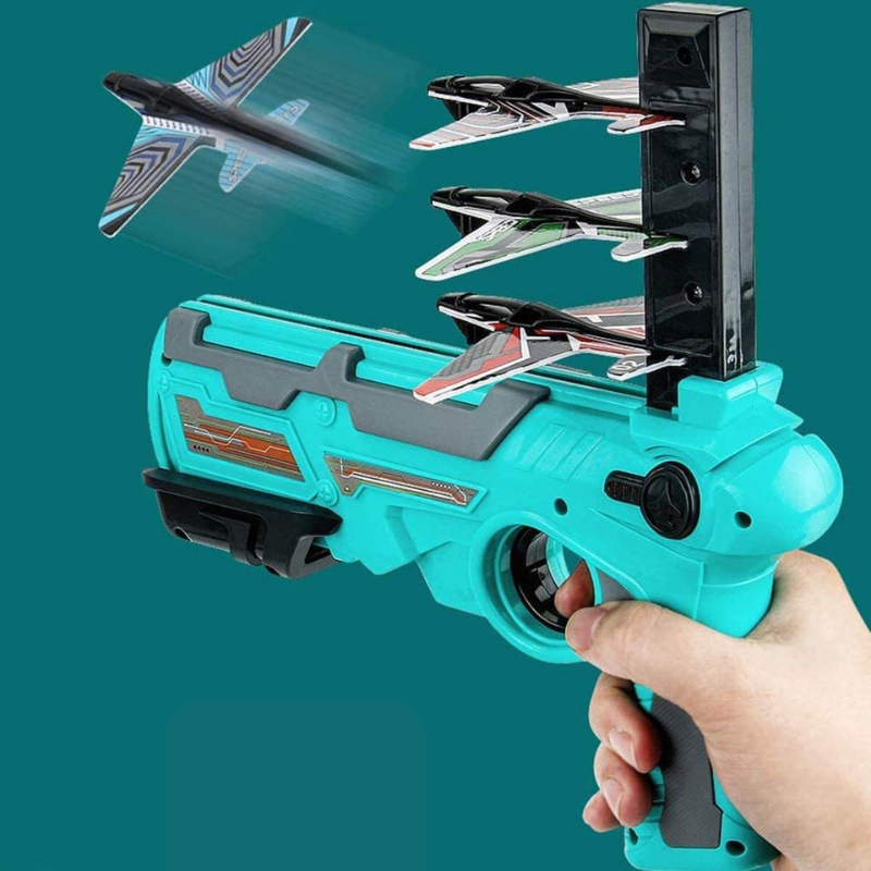 Sky Launcher: Interactive toy for launching airplanes outdoors!