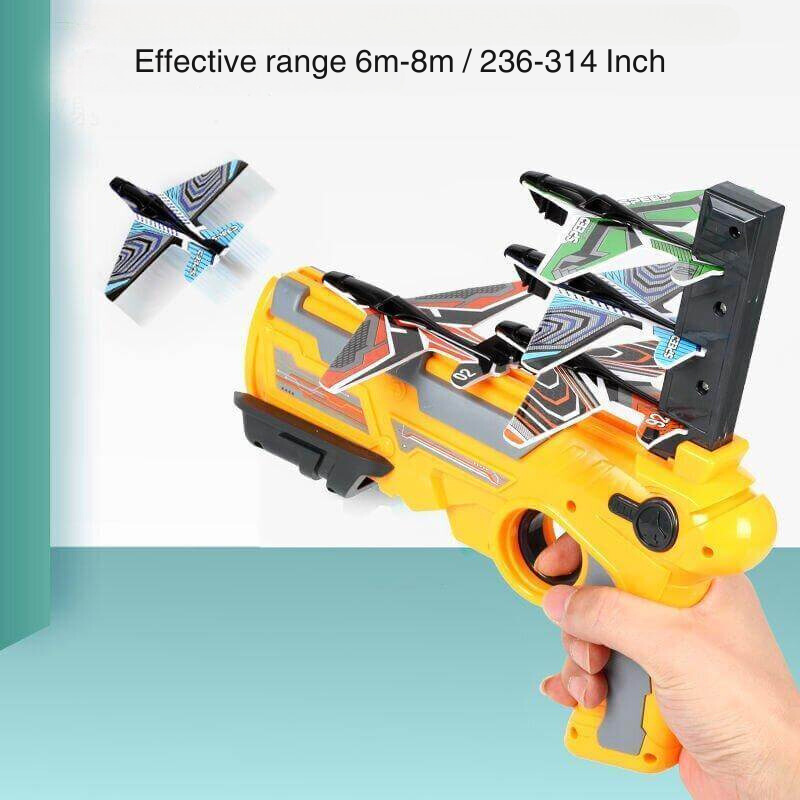 Sky Launcher: Interactive toy for launching airplanes outdoors!