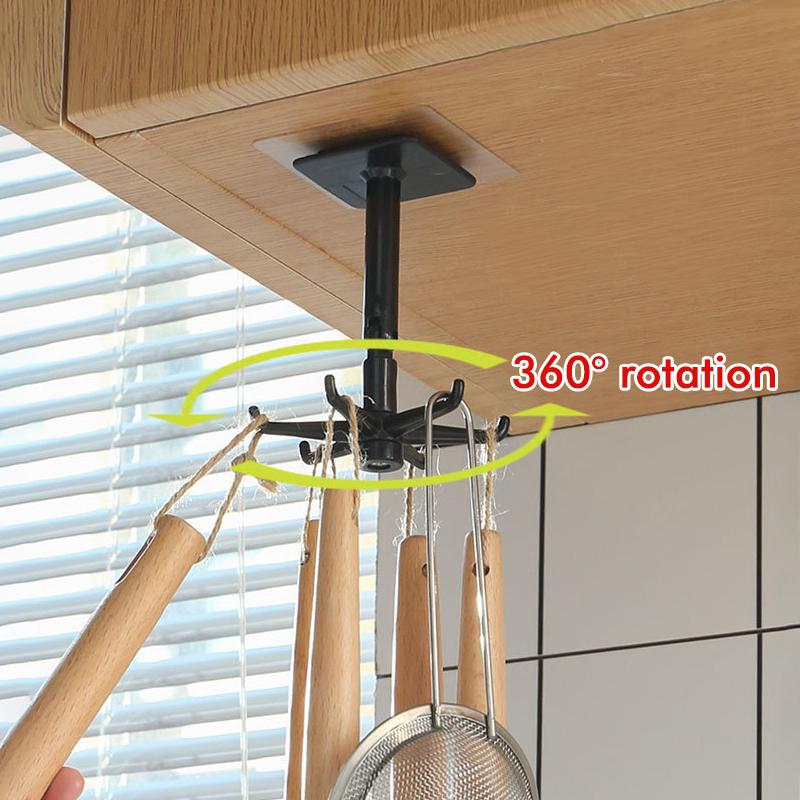 360° roterende krog til at optimere pladsen