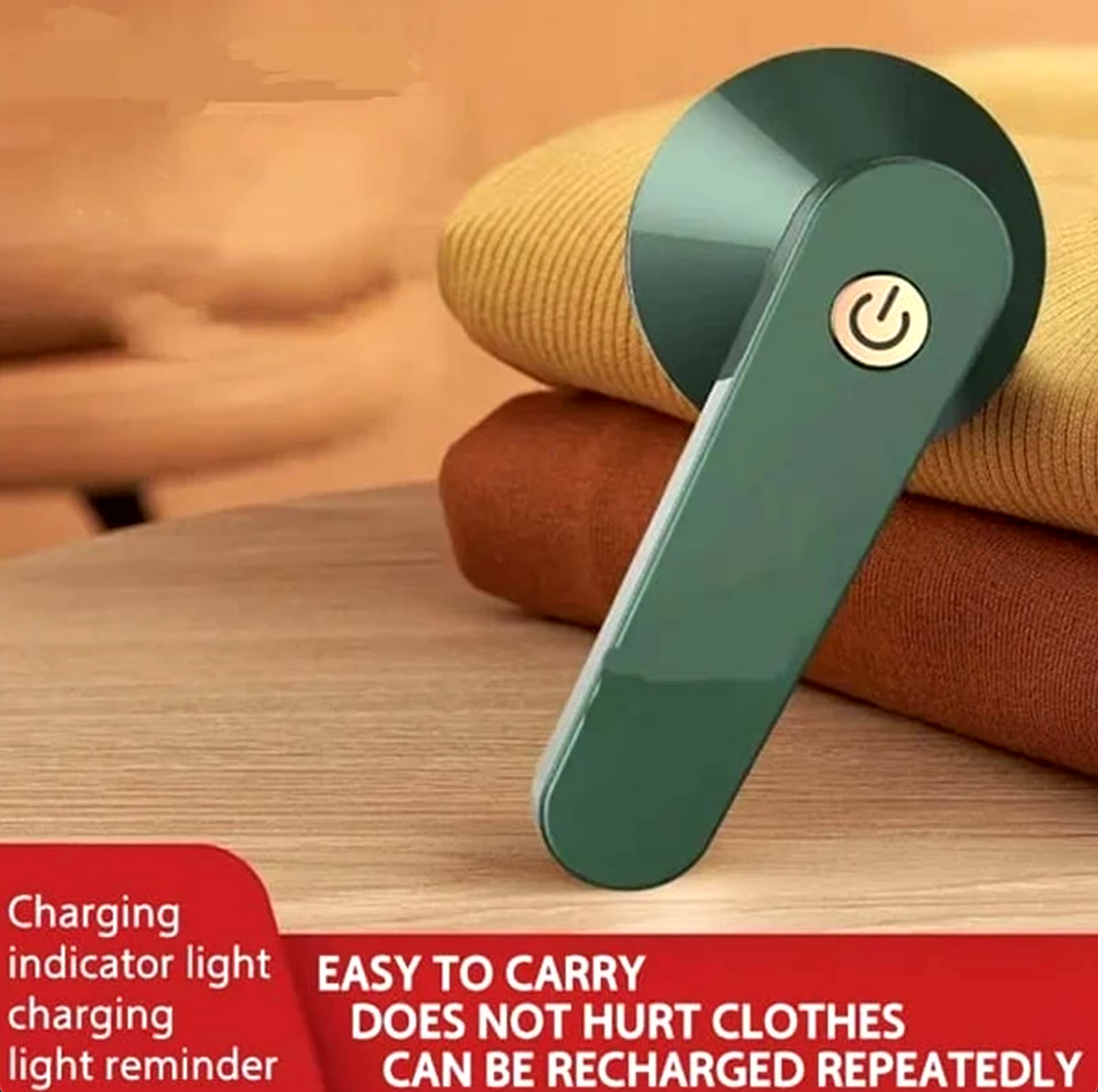 Rasoir de scame rechargeable pentru haine impecabile