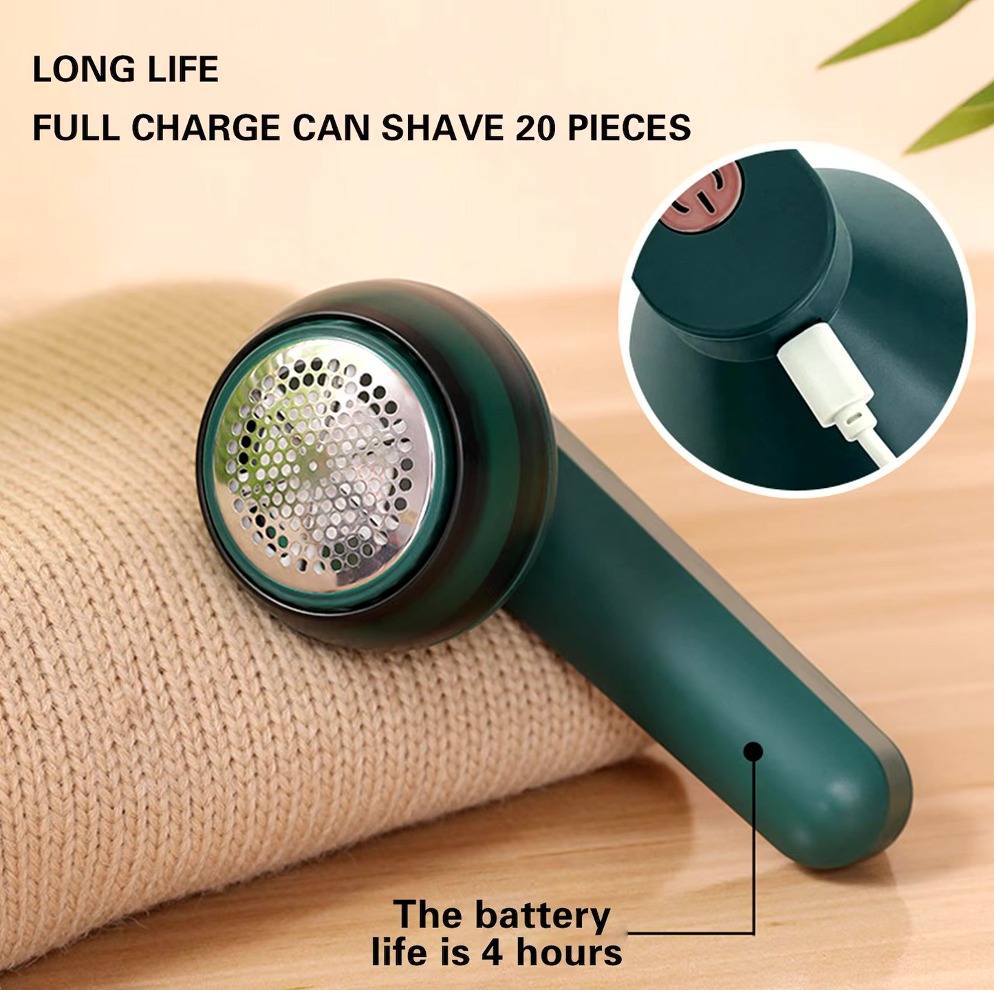 Rasoir de scame rechargeable pentru haine impecabile