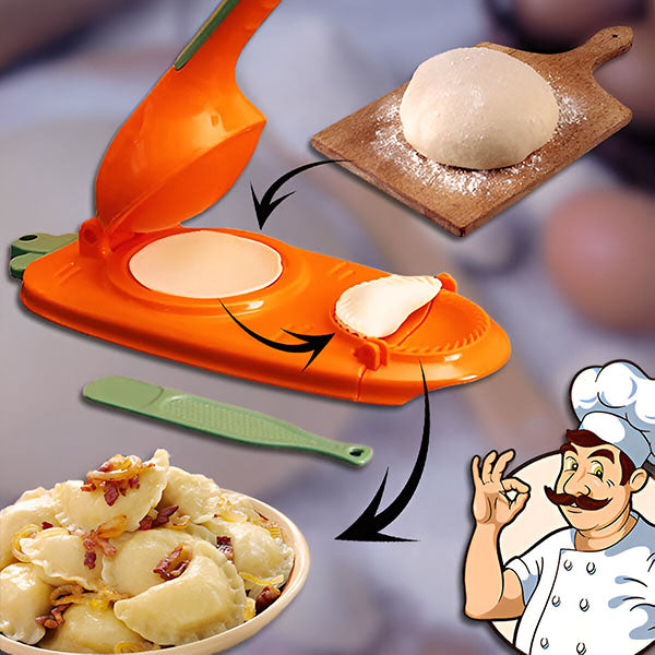 Máquina de Dumplings 2 en 1 - Raviolis perfectos cada vez
