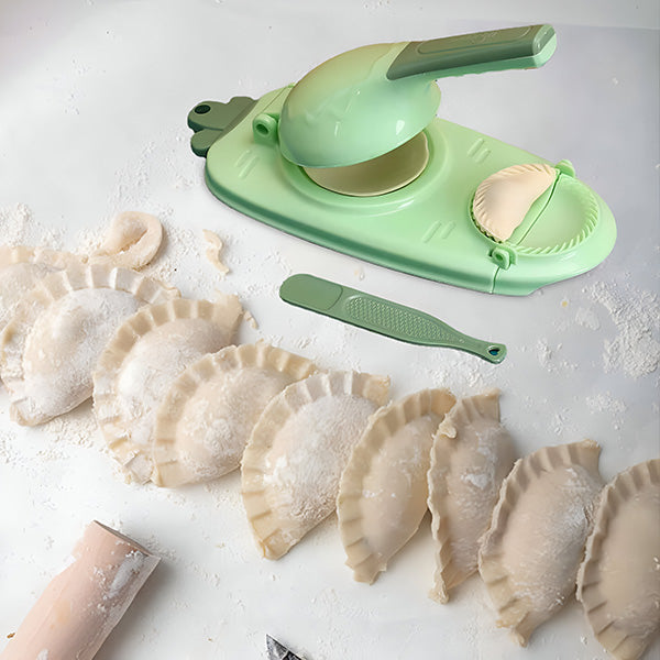 Máquina de Dumplings 2 en 1 - Raviolis perfectos cada vez
