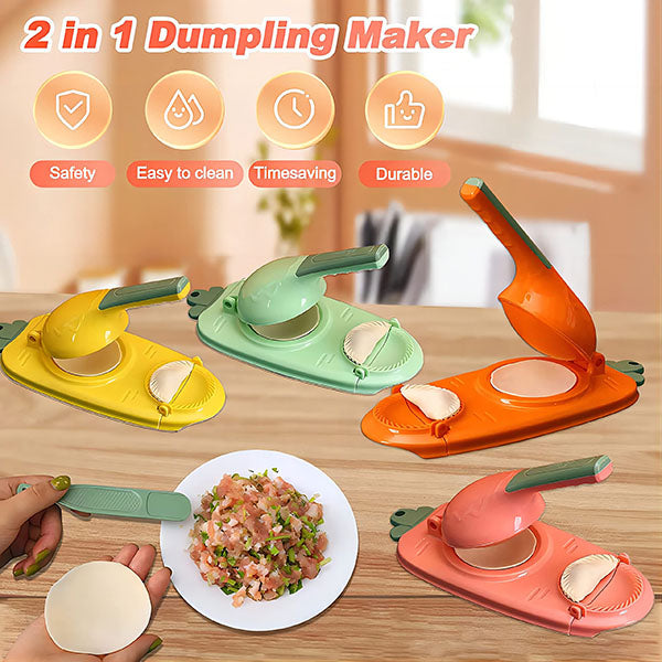 Máquina de Dumplings 2 en 1 - Raviolis perfectos cada vez