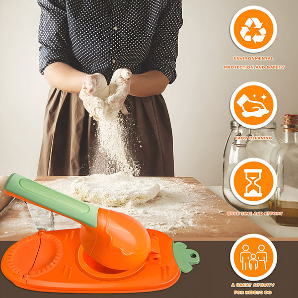 Máquina de Dumplings 2 en 1 - Raviolis perfectos cada vez