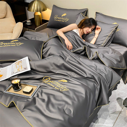 Summer duvet in iced silk - Freshness and nighttime comfort