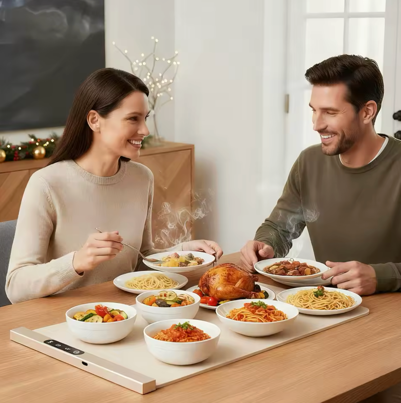 Intelligente Heizplatte - Halten Sie Ihre Gerichte lange warm 